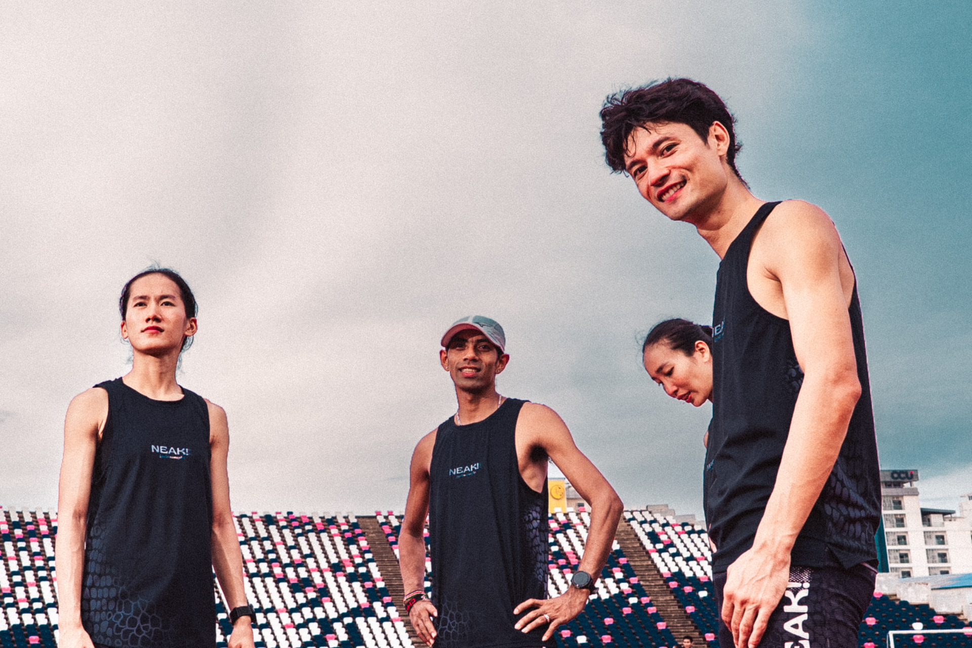 Terence Lai with fellow NEAK runners
